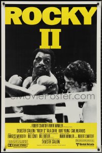 3g0915 ROCKY II 1sh 1979 different action image of Sylvester Stallone & Weathers fighting in ring!