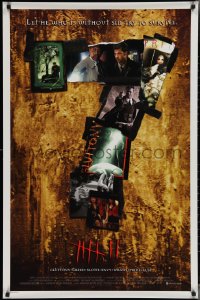 3g0927 SEVEN teaser 1sh 1995 Freeman/Pitt, Gluttony, Greed, Sloth, Envy, Wrath, Pride, Lust!