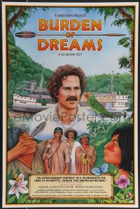 3g0485 BURDEN OF DREAMS 18x27 special poster 1982 Werner Herzog, great art by Monte Dolack!