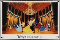 3g0487 DISNEY'S ENCHANTED BALLROOM 24x35 special poster 1990s Belle, Beast, Snow White, Cinderella!