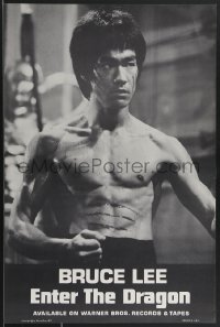 3g0430 ENTER THE DRAGON 18x27 music poster 1973 Bruce Lee, soundtrack, film that made him a legend!