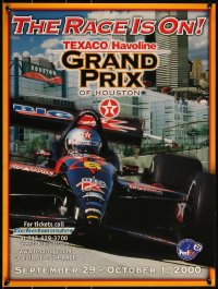 3g0495 GRAND PRIX OF HOUSTON 18x24 special poster 2000 great image of CART race car!