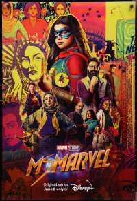 3g0396 MS. MARVEL DS tv poster 2022 Walt Disney Marvel comics, Iman Vellani and top cast montage!