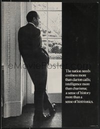 3g0401 RICHARD NIXON 17x22 political campaign 1972 the nation needs coolness!