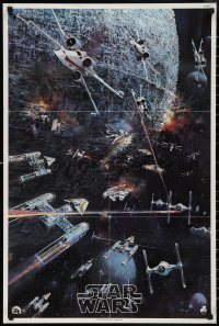 3g0436 STAR WARS 22x33 music poster 1977 George Lucas classic, John Berkey artwork, soundtrack!