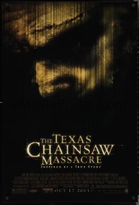 3g0971 TEXAS CHAINSAW MASSACRE advance 1sh 2003 cool horror image, Jessica Biel, Jonathan Tucker