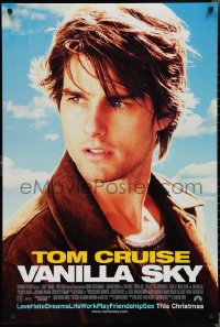 3g1002 VANILLA SKY advance DS 1sh 2001 Tom Cruise loves sexy Penelope Cruz AND Cameron Diaz!