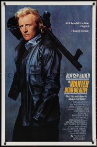 3g1010 WANTED DEAD OR ALIVE 1sh 1987 Rutger Hauer is the best there is at a job he hates!