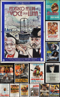 3h0101 LOT OF 15 FOLDED ITALIAN TWO-PANELS 1970s-1990s great images from a variety of movies!