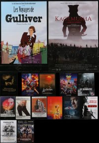 3h0687 LOT OF 17 FORMERLY FOLDED FRENCH 15X21 POSTERS 1970s-2010s a variety of cool movie images!
