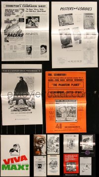 3h0357 LOT OF 25 UNCUT PRESSBOOKS 1960s-1970s advertising for a variety of different movies!