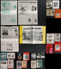 3h0358 LOT OF 24 UNCUT PRESSBOOKS 1950s-1970s great advertising for a variety of different movies!