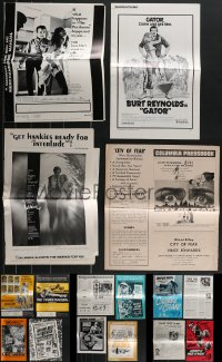 3h0366 LOT OF 16 UNCUT PRESSBOOKS 1950s-1970s advertising images from a variety of movies!