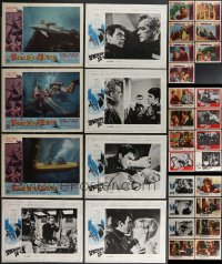 3h0232 LOT OF 47 1960S LOBBY CARDS 1960s complete & incomplete sets from several different movies!