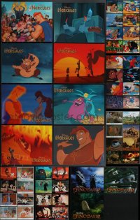 3h0231 LOT OF 51 WALT DISNEY LOBBY CARDS 1980s-2000s complete sets from several animated movies!