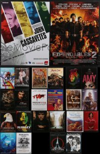 3h0678 LOT OF 26 FORMERLY FOLDED FRENCH 15X21 POSTERS 1970s-2010s a variety of cool movie images!