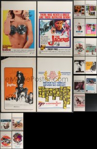 3h0111 LOT OF 19 UNFOLDED WINDOW CARDS 1960s-1970s great images from a variety of movies!
