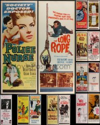 3h0586 LOT OF 15 UNFOLDED INSERTS 1960s great images from a variety of different movies!