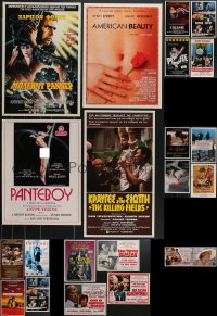 3h0047 LOT OF 22 GREEK LOBBY CARDS 1980s-1990s great images from a variety of different movies!