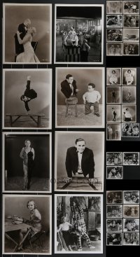 3h0534 LOT OF 35 FREAKS RE-RELEASE OR RE-STRIKE 8X10 STILLS 1960s-1970s Tod Browning, cool images!