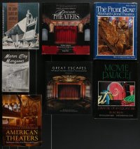 3h0342 LOT OF 7 HARDCOVER & SOFTCOVER BOOKS ABOUT MOVIE THEATERS 1980s-2000s cool images & info!