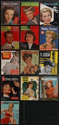 3h0285 LOT OF 13 1946-1948 MOVIE MAGAZINES 1946-1948 filled with great images & articles!