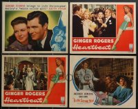 3h0254 LOT OF 4 GINGER ROGERS LOBBY CARDS 1940s Kitty Foyle, Heartbeat, I'll Be Seeing You!