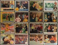 3h0242 LOT OF 16 MUSICAL LOBBY CARDS 1930s-1960s great scenes from several different movies!
