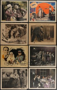 3h0247 LOT OF 8 SILENT MOVIE LOBBY CARDS 1910s-1920s Douglas Fairbanks, Hoot Gibson & more!