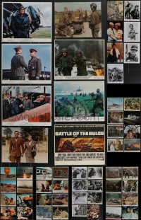 3h0522 LOT OF 63 WAR 8X10 STILLS 1950s-1970s great scenes from a variety of different movies!