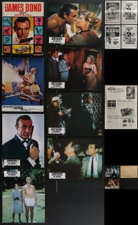 3h0440 LOT OF 16 JAMES BOND ITEMS 1960s-1970s mostly from Sean Connery's 007 movies, Roger Moore!