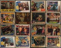 3h0243 LOT OF 16 LOBBY CARDS 1930s-1940s great images from a variety of different movies!