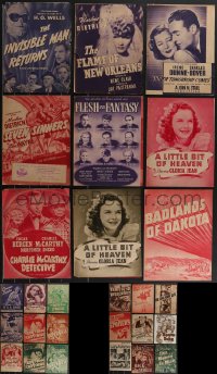 3h0391 LOT OF 27 UNIVERSAL STUDIOS HERALDS 1930s-1940s great images from a variety of movies!
