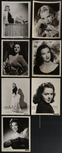 3h0562 LOT OF 7 1940S FEMALE PORTRAIT 8X10 STILLS 1940s leading & supporting ladies!