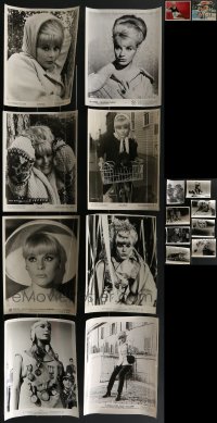 3h0548 LOT OF 18 ELKE SOMMER COLOR & BLACK AND WHITE 8X10 STILLS 1960s great portraits!