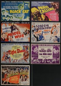 3h0501 LOT OF 7 UNIVERSAL STUDIOS HERALDS 1930s-1940s great images from a variety of movies, rare!