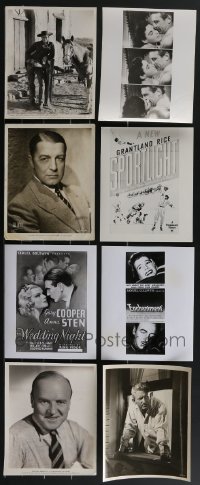 3h0551 LOT OF 17 MOSTLY 1940S-60S 8X10 STILLS 1940s-1960s movie scenes, portraits & poster images!