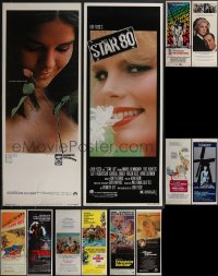 3h0589 LOT OF 12 MOSTLY FORMERLY FOLDED INSERTS 1960s-1980s great images from a variety of movies!