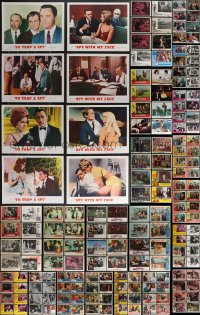 3h0223 LOT OF 192 1960S LOBBY CARDS 1960s incomplete sets from a variety of different movies!