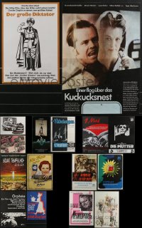 3h0716 LOT OF 16 UNFOLDED & FORMERLY FOLDED GERMAN POSTERS 1970s-2000s a variety of movie images!