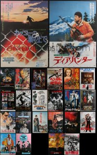 3h0693 LOT OF 24 UNFOLDED & FORMERLY FOLDED JAPANESE B2 POSTERS 1960s-1990s cool movie images!