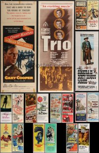 3h0580 LOT OF 21 FORMERLY FOLDED INSERTS 1940s-1970s great images from a variety of movies!