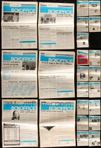 3h0263 LOT OF 23 BOX OFFICE 1979-80 EXHIBITOR MAGAZINES 1979-1980 cool movie images & information!