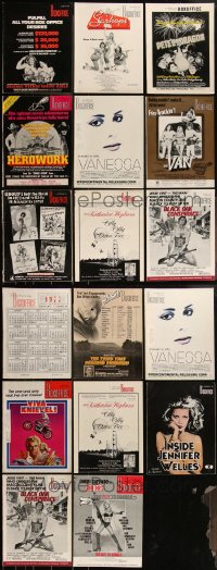 3h0265 LOT OF 17 BOX OFFICE 1977 EXHIBITOR MAGAZINES 1977 great movie images & articles!