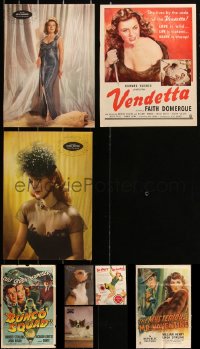 3h0434 LOT OF 5 UNFOLDED & FOLDED MISCELLANEOUS ITEMS 1940s-1950s a variety of cool images!