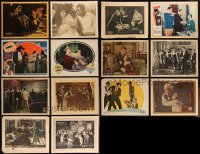 3h0245 LOT OF 14 SILENT SCENE LOBBY CARDS 1910s-1920s includes D.W. Griffith's Dream Street!