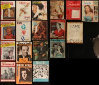 3h0272 LOT OF 18 MAGAZINES 1930s-1970s filled with great images & articles, cool covers!