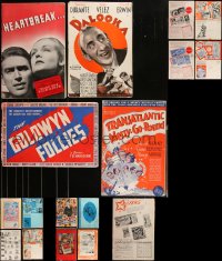 3h0065 LOT OF 9 CUT UNITED ARTISTS PRESSBOOKS 1930s-1940s advertising for a variety of movies!