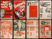 3h0075 LOT OF 4 CUT WARNER BROS PRESSBOOKS 1930s-1940s advertising for a variety of movies!