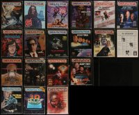 3h0270 LOT OF 19 1980S CINEFANTASTIQUE MOVIE MAGAZINES 1980s filled with great images & articles!